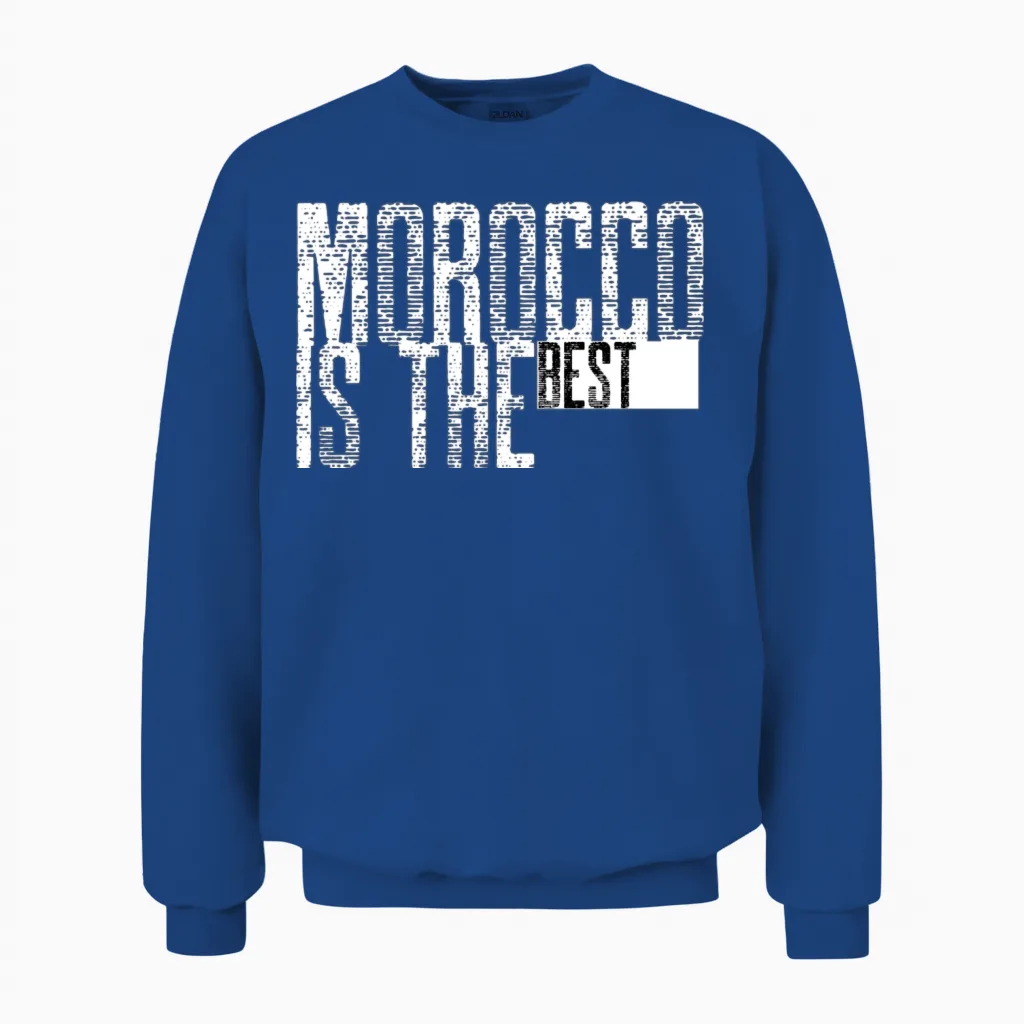 Morocco Is the Best Unisex Sweatshirt in Royal