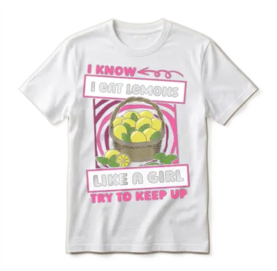 Lemons Funny Unisex T-Shirt - White