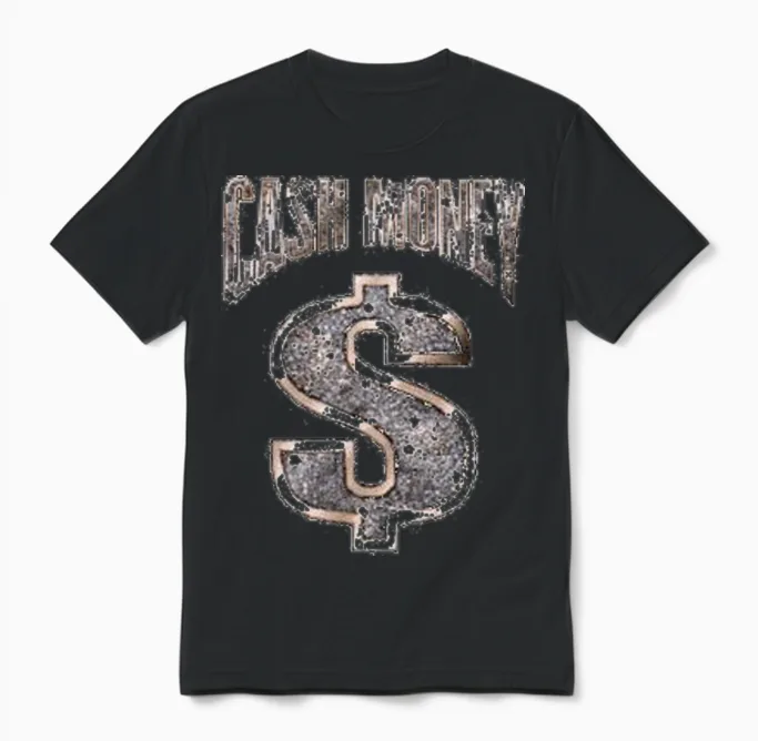Cash Money Unisex T-Shirt in Black