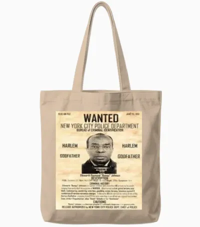 Bumpy Johnson (wanted Poster) Tote Bags - Natural