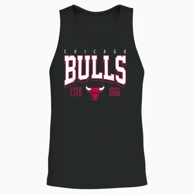 Offizieller Nba-Wettkampf Der Chicago Bulls Getestet Unisex Tank Top - Black