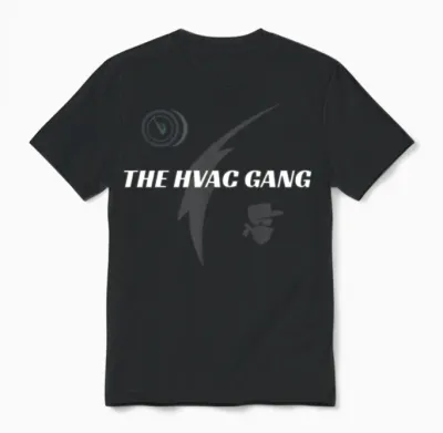 The Hvac Gang Unisex T-Shirt - Black