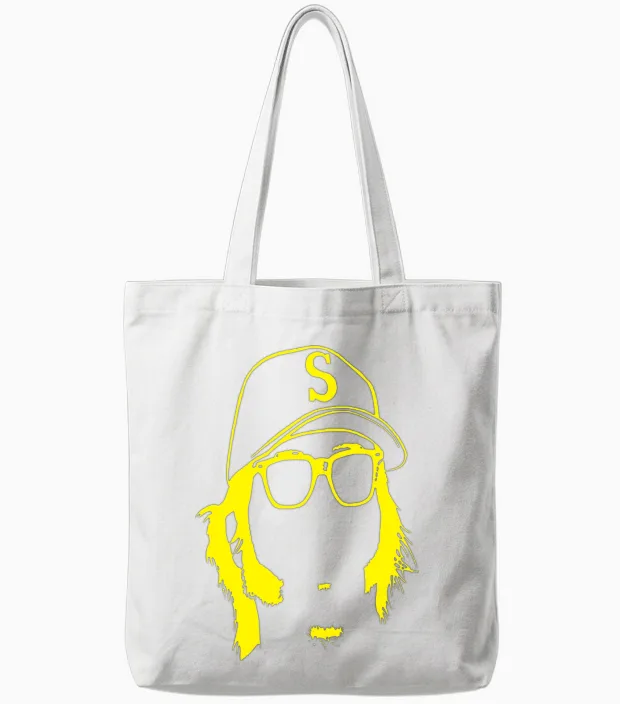 Larry Bernandez King Felix Seattle Baseball Tote Bags - White