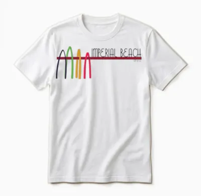 Imperial Beach San Diego California Unisex T-Shirt - White
