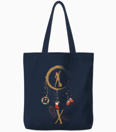 Winter Dreamcatcher Christmas Hiking Tote Bags - Navy