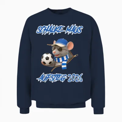 Schalke Maus Unisex Sweatshirt - Navy