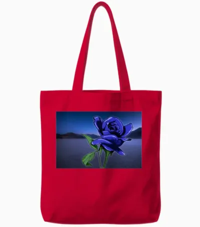 Desert Rose Tote Bags - Red
