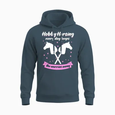 Hobby Horsing with Hobby Horse Unisex Hoodie - Dark Heather