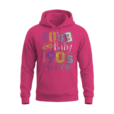 80s Retro 1980s Clothes Unisex Hoodie - Heliconia