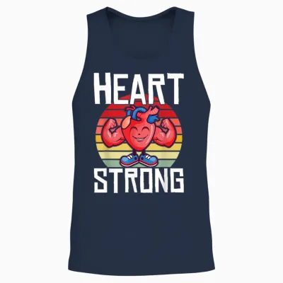 Recovery of the Heart Unisex Tank Top - Navy