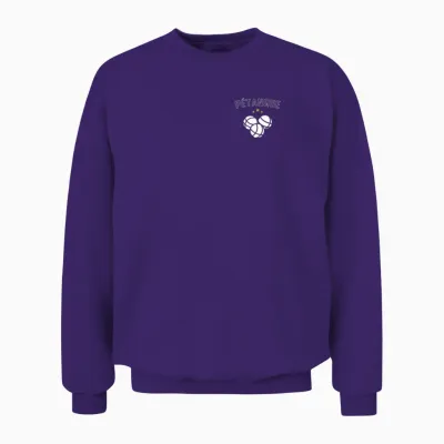 Christmas Gift Idea Bouliste Ball Player Petanque Pocket Unisex Sweatshirt - Purple