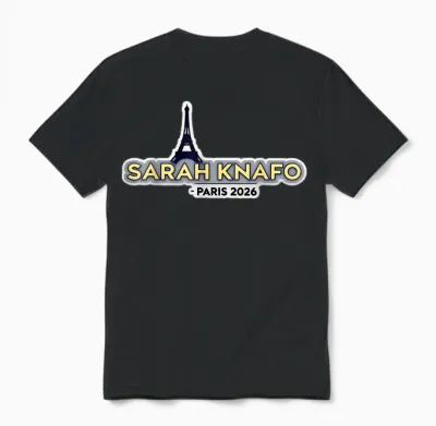 Sarah Knafo - Paris 2026 Unisex T-Shirt - Black