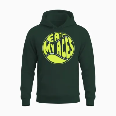 Tennis Funny Unisex Hoodie - Forest