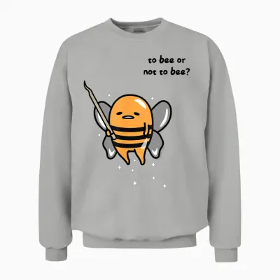 Gudetama Fairy Bee Costume Unisex Sweatshirt - Ash