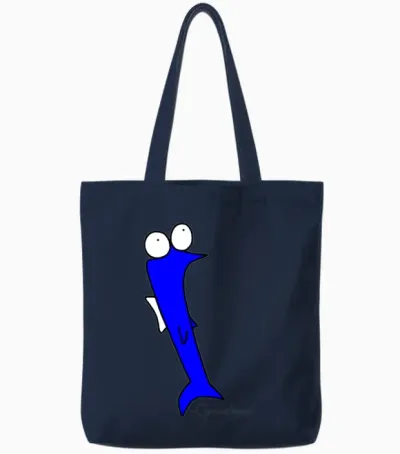 Roach - Piscis Rutilus Tote Bags - Navy