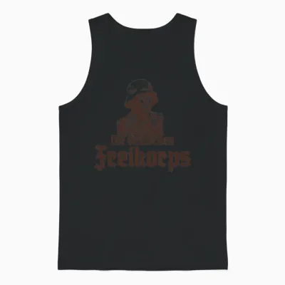 Die Deutschland Freikorps Unisex Tank Top - Black