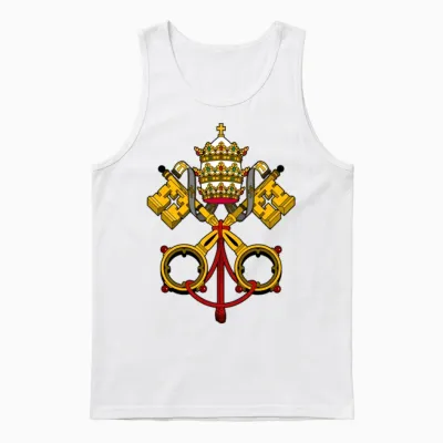 Vatican Unisex Tank Top - White