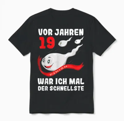 Vor 19 Jahren Junge Mädchen Geschenk 19. Geburtstag Unisex T-Shirt - Black