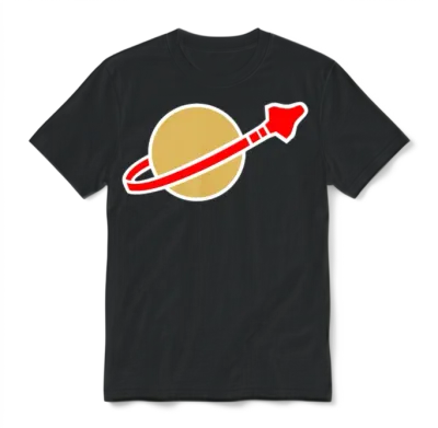Retro Spaceman Brick Toy Kids & Lego Fan Gift Unisex T-Shirt - Black