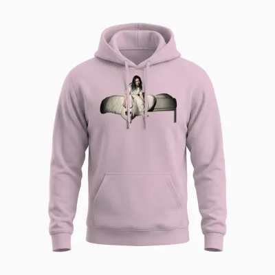 Billie Eilish Official Sweet Dreams Unisex Hoodie - Light Pink