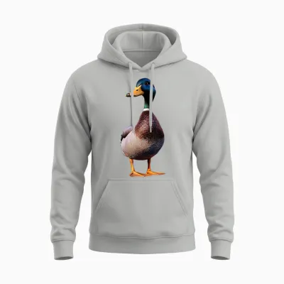 Ente Stockente Entenküken Duck Entlein Erpel Kleine Enten Unisex Hoodie - Ash