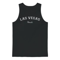 Las Vegas Unisex Tank Top - Black – 1