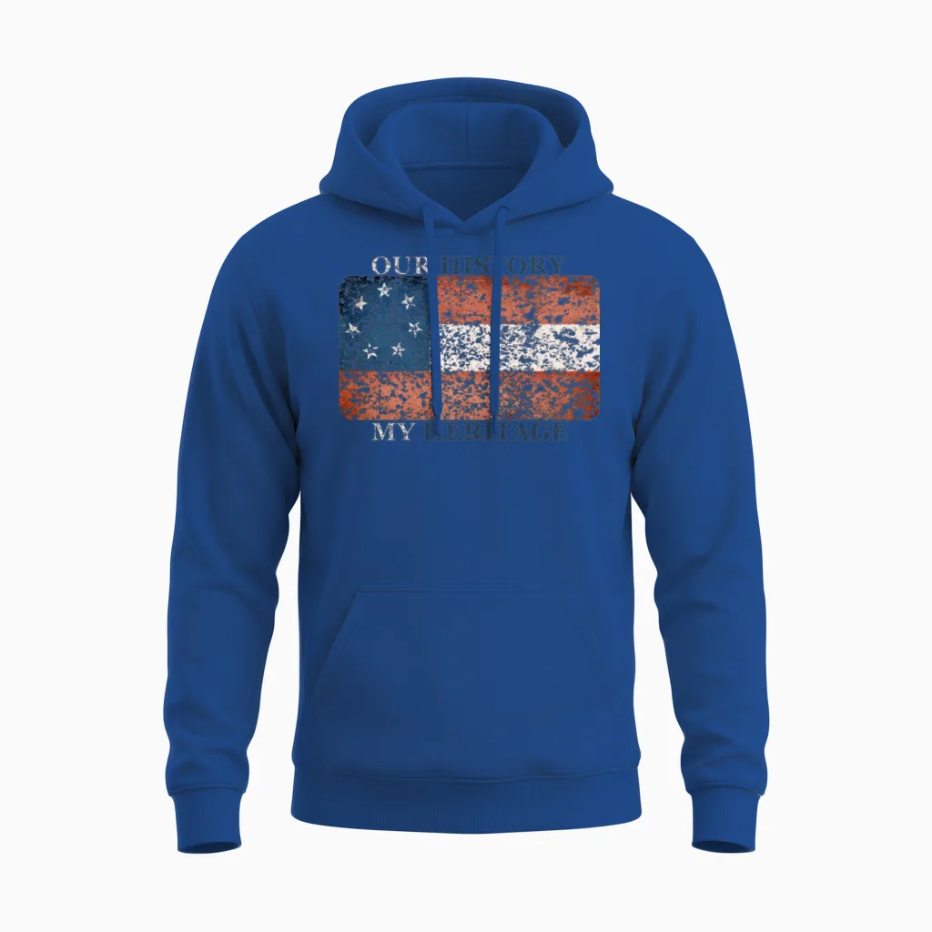 Stars and Bars Unisex Hoodie in Royal