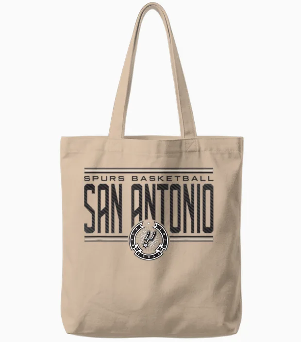 Nba San Antonio Spurs City Pride Tote Bags in Natural