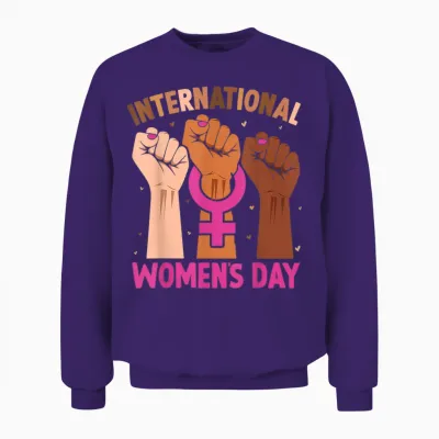 International Women's Day Unisex Sweatshirt - Purple