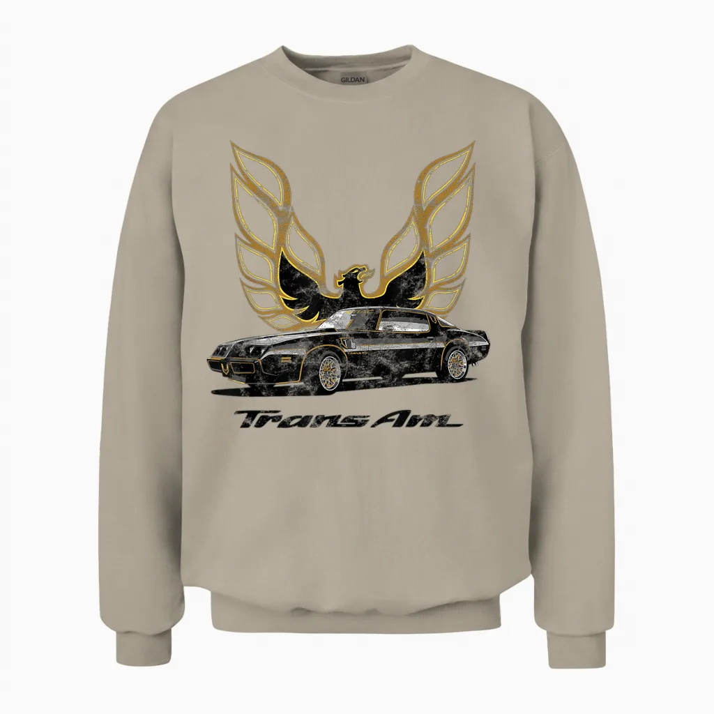 Classic Old School Muscle Car Classic American Unisex Sweatshirt in Sand
