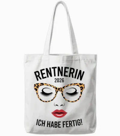 Pensioner 2026 Women's Retirement Retirement Tote Bags - White