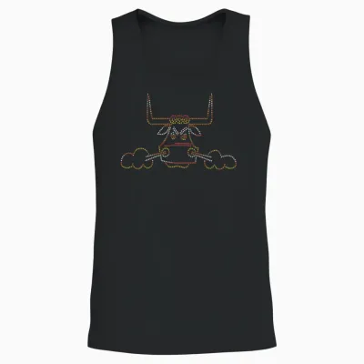 Astrodome Scoreboard Bull Unisex Tank Top - Black