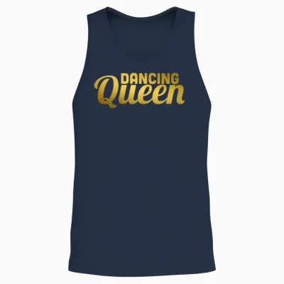 Dancing Queen T-Shirt | Cooles Lustiges Shirt Für Mädchen Tänzerinnen Unisex Tank Top - Navy