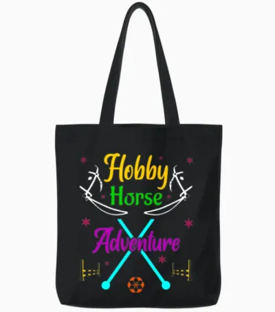 Hobby Horse Hobby Horse Adventure Tote Bags - Black