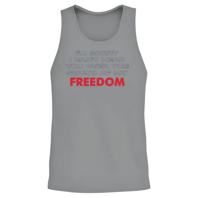 The Sound of My Freedom Unisex Tank Top - Sport Grey