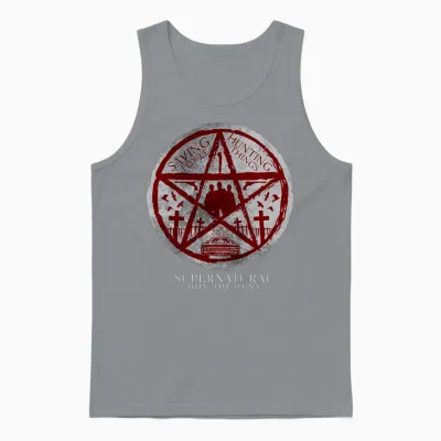 Supernatural Saving People Hunting Things Langarmshirt Unisex Tank Top - Sport Grey