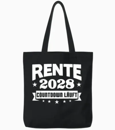 Legenden Gehen 2028 in Rente Ruhestand Rentner 2028 Tote Bags - Black
