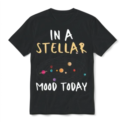Astronomer Astronomy Constellations Stars Space Unisex T-Shirt - Black