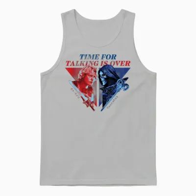 Masters of the Universe Die Zeit Zum Reden Ist Vorbei Unisex Tank Top - Ash