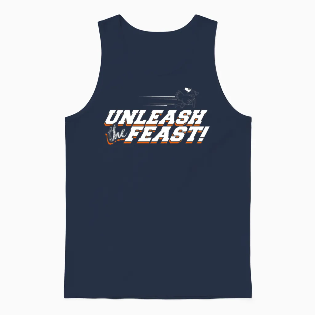 Thanksgiving, Thanksgiving Day Tshirt,unleash Unisex Tank Top in Navy