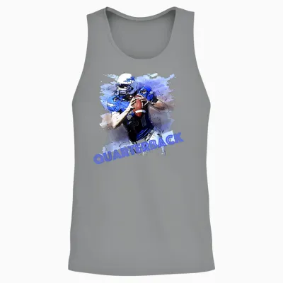 Quarterback American Football - Usa Sports T-Shirt Fans Design Unisex Tank Top - Sport Grey