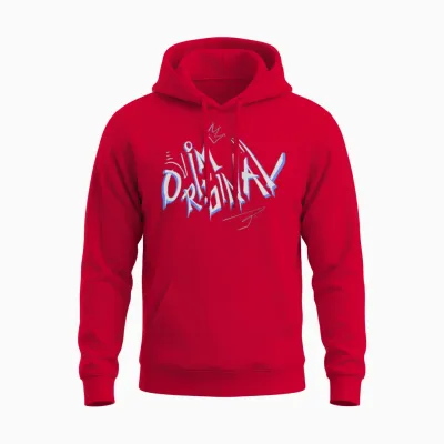 I'm Original Graffiti Unisex Hoodie - Red