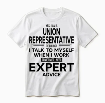 Union Representative I Need Expert Advice Unisex T-Shirt - White