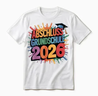 Graduation Primary School 2026 Primary School Graduate Leavers Unisex T-Shirt - White