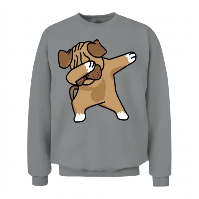 Pug Dab 01 Unisex Sweatshirt - Sport Grey