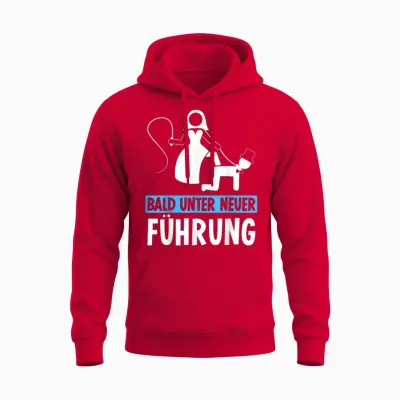 Jga Junggesellenabschied Bald Unter Neuer Führung Bräutigam Unisex Hoodie - Red