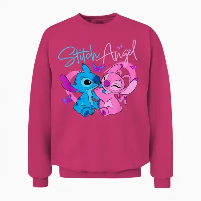 Disney Lilo & Stitch: the Series Angel with Butterflies Unisex Sweatshirt - Heliconia
