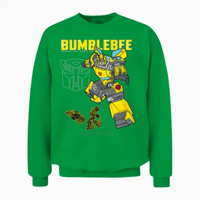 Transformers Bumblebee Unisex Sweatshirt - Irish Green