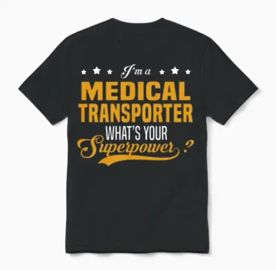 Medical Transporter Unisex T-Shirt - Black