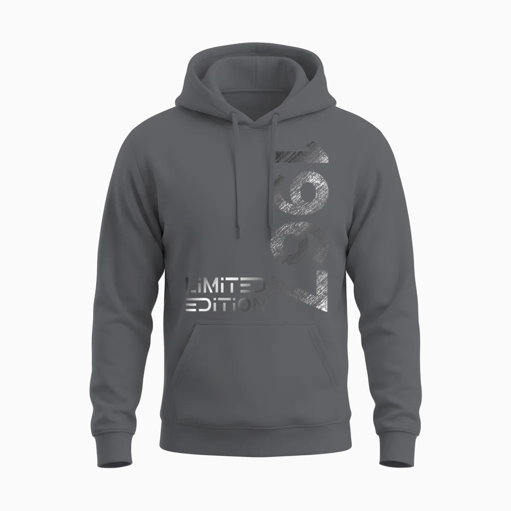 Limited Edition Jahrgang 1967 Mann Frau 59. Geburtstag Unisex Hoodie in Charcoal